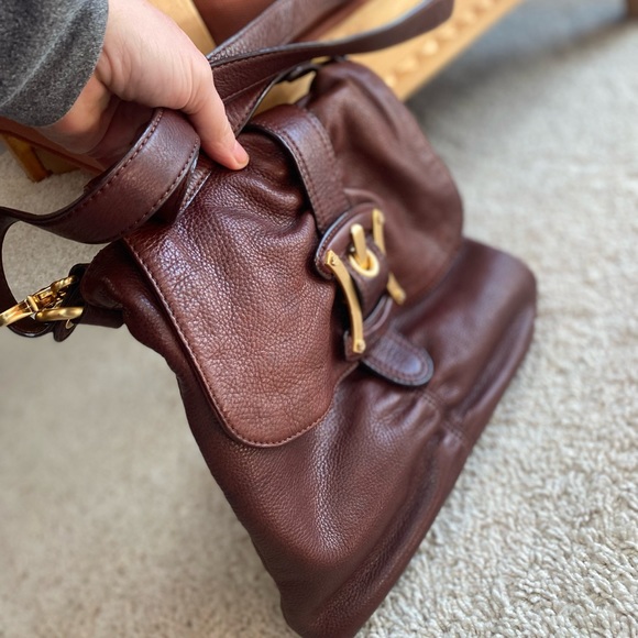b makowsky 100% genuine leather beautiful vintage bag in perfect condition - Picture 5 of 6